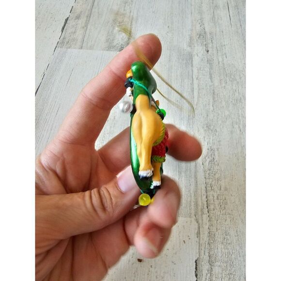 J reindeer ornament monogram mini Xmas tree - Picture 2 of 5